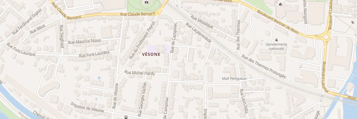 Plan du 15 Rue de Campniac à Périgueux