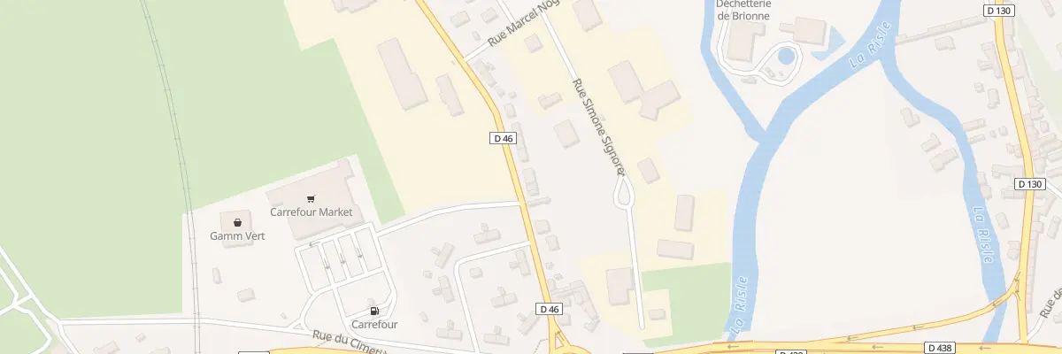 Plan du 52 Rue des Martyrs à Brionne