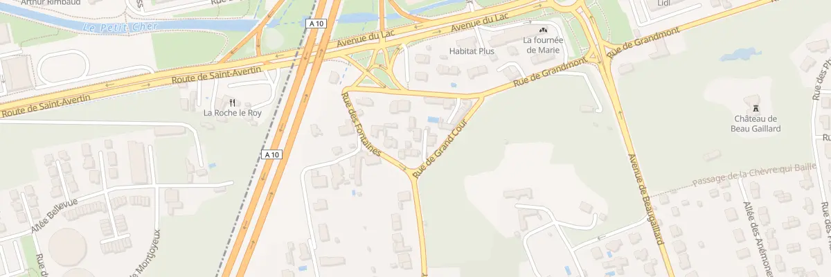 Plan du 11 Rue de Grand Cour à Saint-Avertin