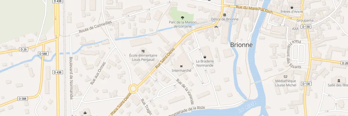 Plan du 49 Rue Saint Denis à Brionne