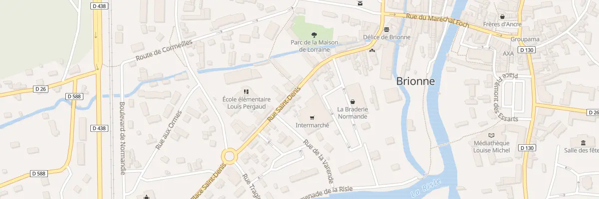 Plan du 47 Rue Saint Denis à Brionne