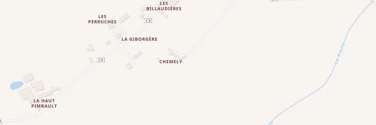 Plan du 75 La Giborgere à Bournan