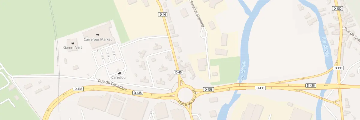 Plan du 44 Rue des Martyrs à Brionne