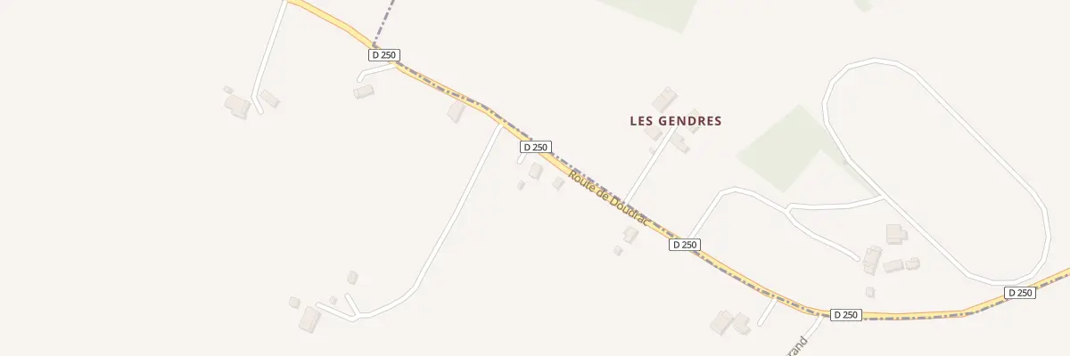 Plan du 671 Rte de Doudrac à Mazières-Naresse