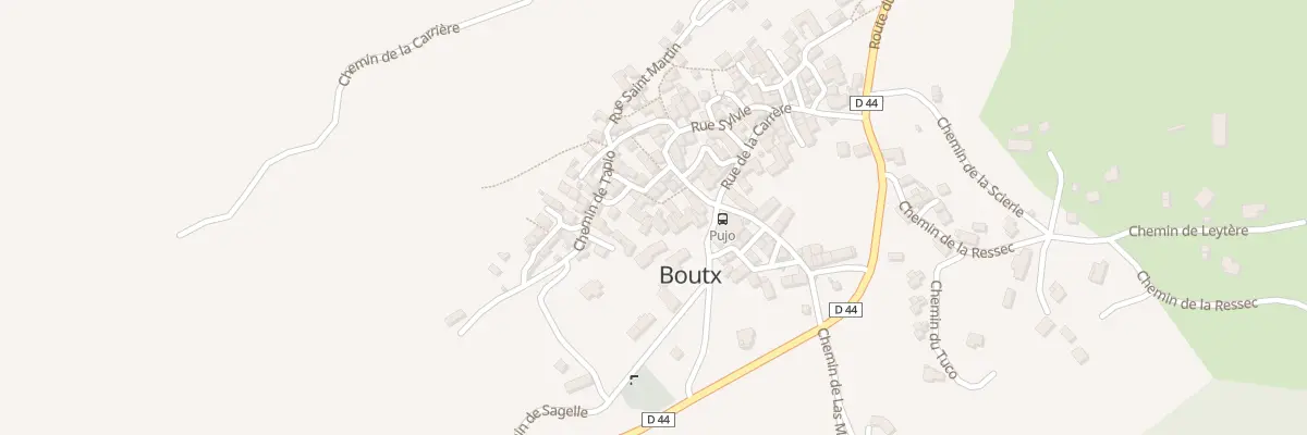 Plan du 30 Cabanous à Boutx