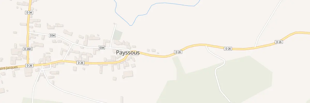 Plan du 66 Le Village à Payssous
