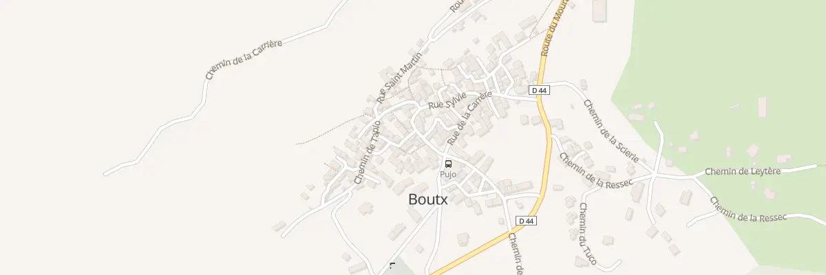 Plan du 34 Cabanous à Boutx