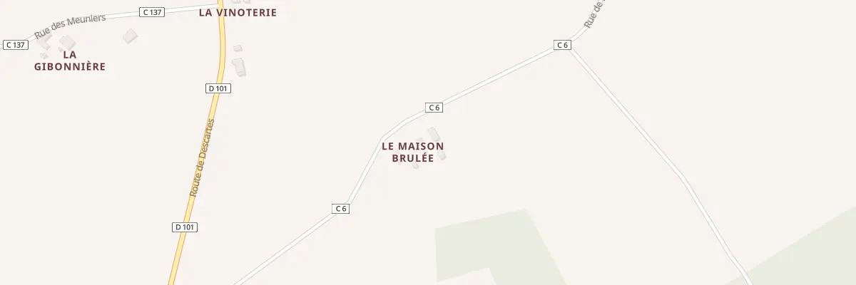 Plan du 4 La Maison Brulee à Civray-sur-Esves