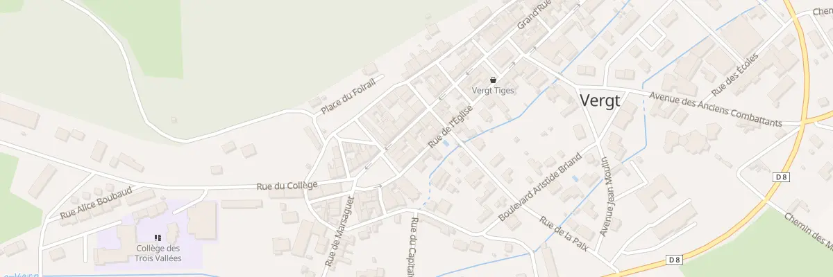 Plan du 7 Rue de l’Eglise à Vergt