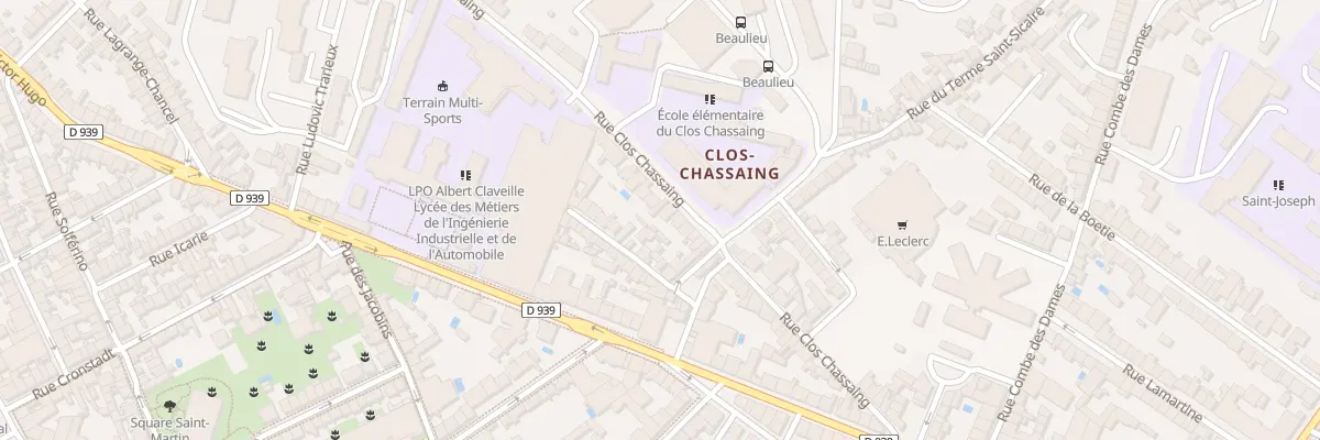 Plan du 49 Rue Clos Chassaing à Périgueux