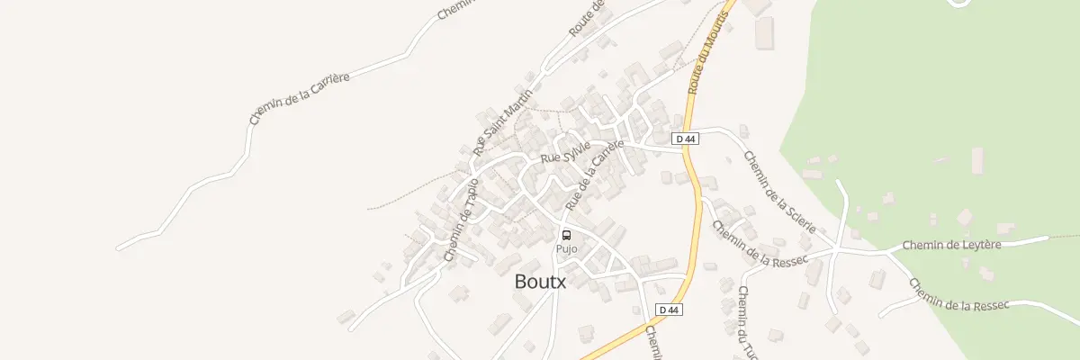 Plan du 36 Village à Boutx
