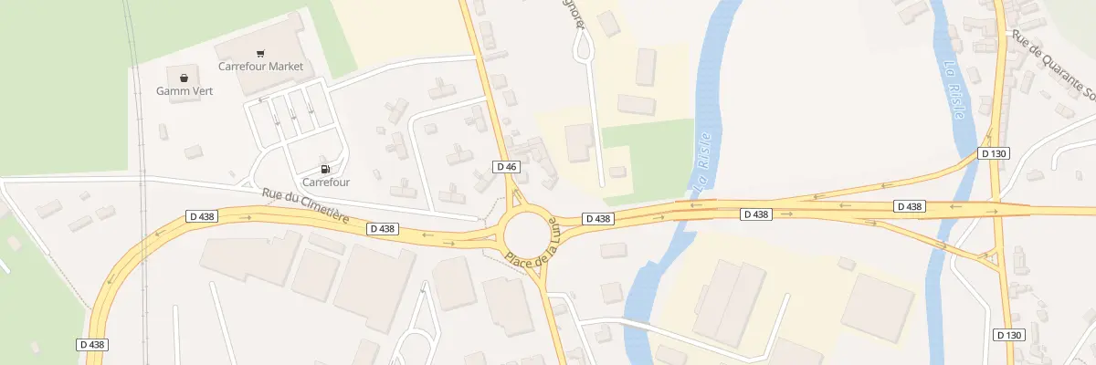 Plan du 34 Rue des Martyrs à Brionne