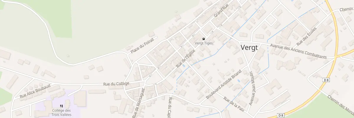 Plan du 13 Rue de l’Eglise à Vergt