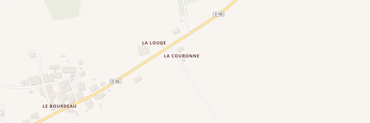 Plan du 5352 La Couronne à Chirac