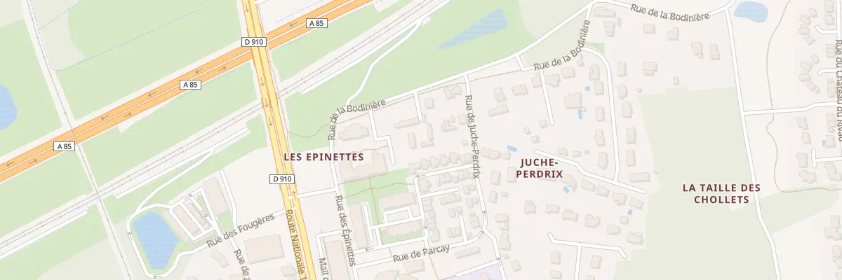 Plan du 7 Rue de la Bodinière à Veigné
