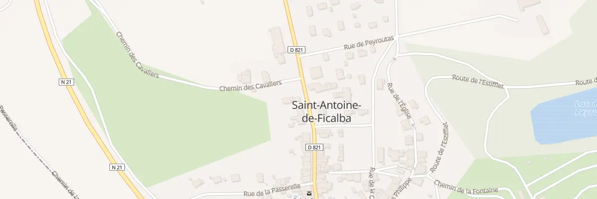 Plan du 4 Rue Paris Bareges à Saint-Antoine-de-Ficalba
