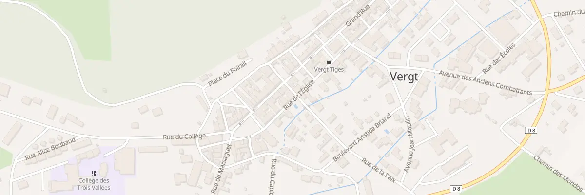 Plan du 15 Rue de l’Eglise à Vergt