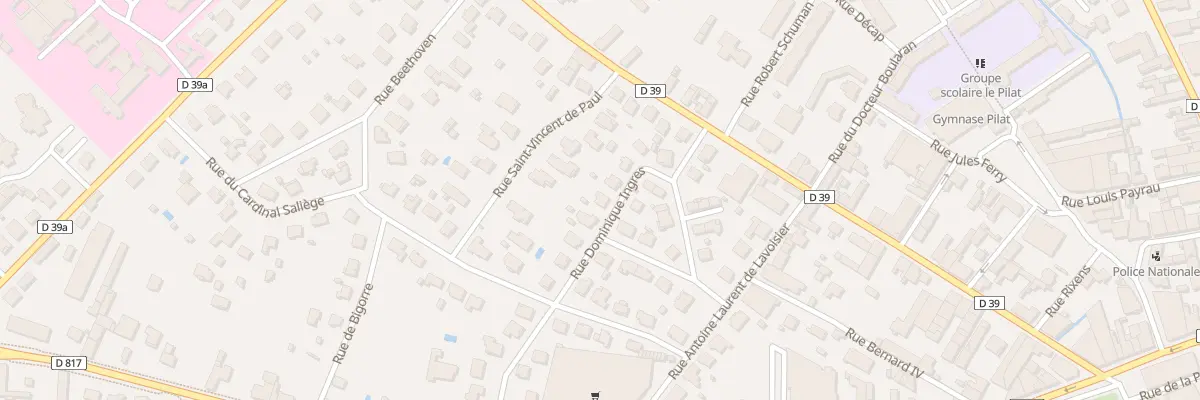 Plan du 9 Rue Ingres à Saint-Gaudens