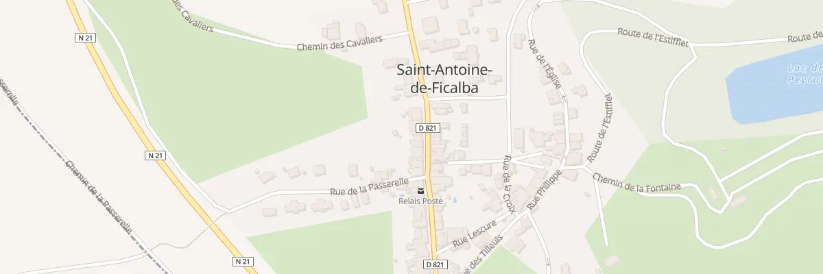 Plan du 16 Rue Paris Bareges à Saint-Antoine-de-Ficalba