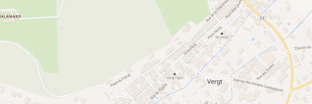 Plan du 32 Rue de la Chaminade à Vergt