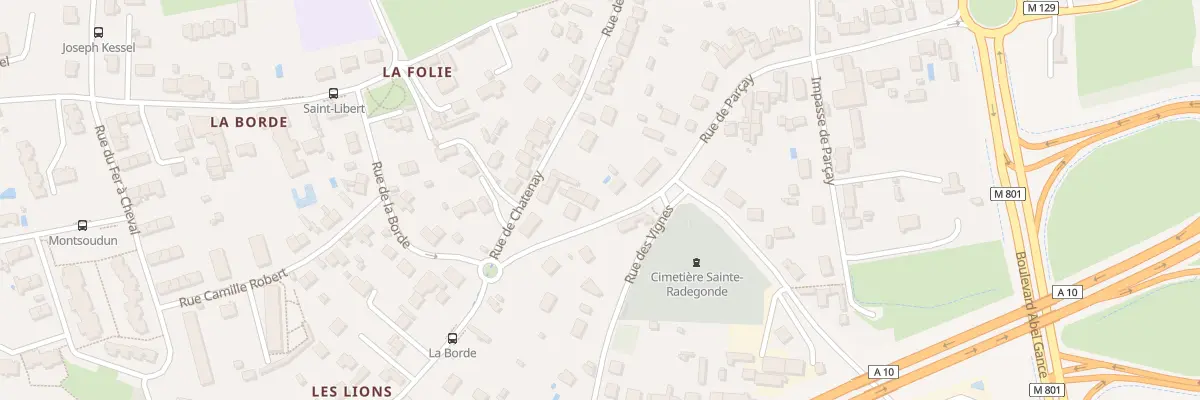 Plan du 6 Rue de Parçay à Tours