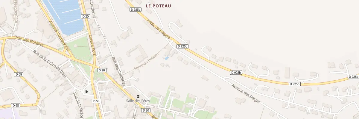 Plan du 9 Av des Belges à Saint-Valery-en-Caux