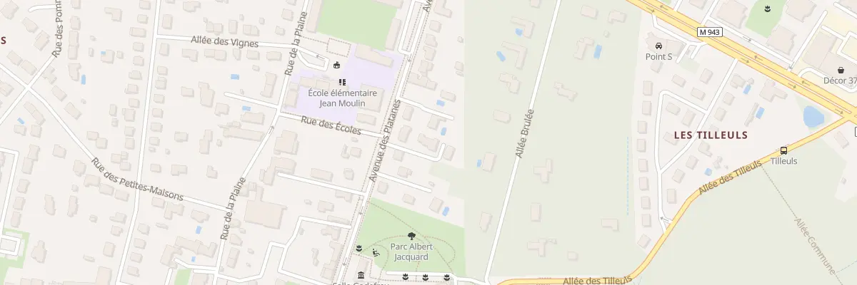 Plan du 17T Av des Platanes à Chambray-lès-Tours