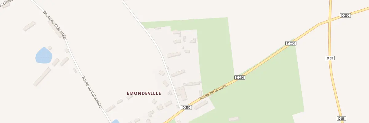 Plan du 92 Imp de la Forge à Saint-Vaast-Dieppedalle