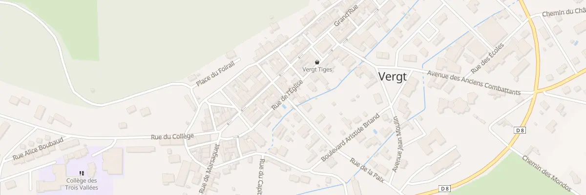 Plan du 10 Rue de l’Eglise à Vergt