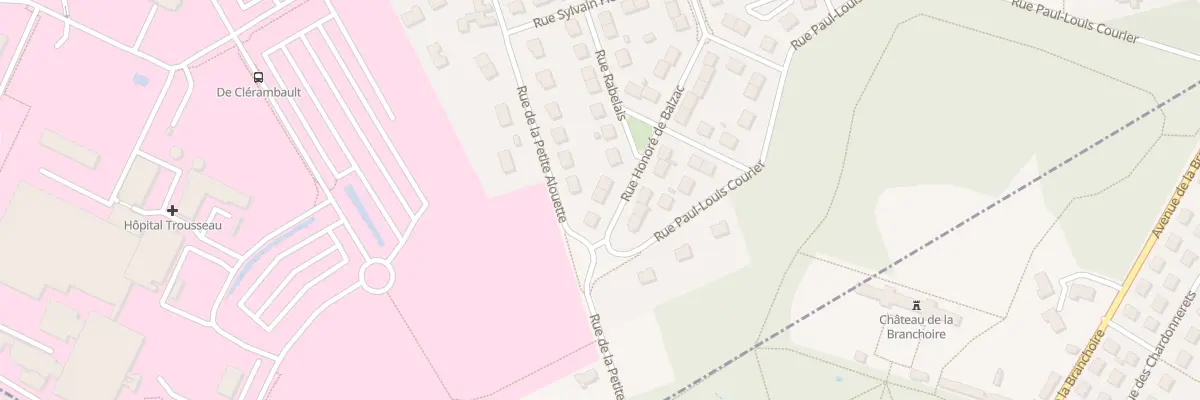 Plan du 33 Rue Honoré de Balzac à Saint-Avertin