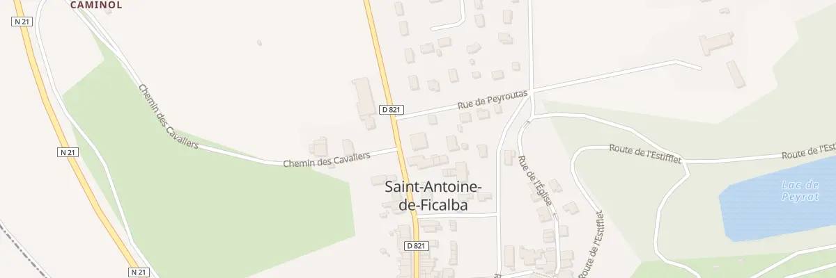 Plan du 1 Rue Paris Bareges à Saint-Antoine-de-Ficalba