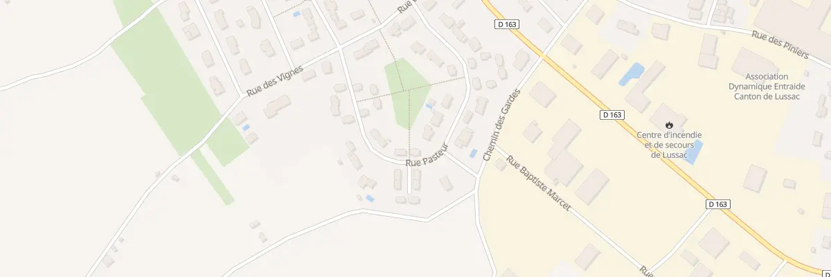 Plan du 16 Rue Pasteur à Lussac-les-Châteaux