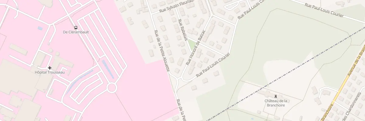 Plan du 31 Rue Honoré de Balzac à Saint-Avertin