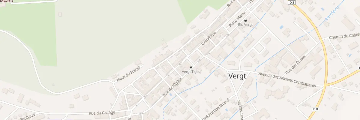 Plan du 34 Gr Grand Rue à Vergt