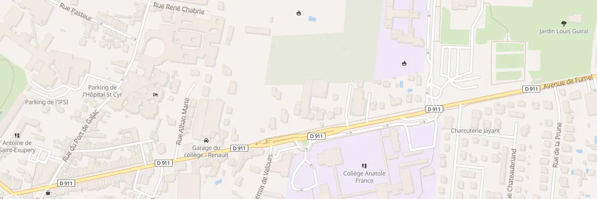 Plan du 23 Av de Fumel à Villeneuve-sur-Lot