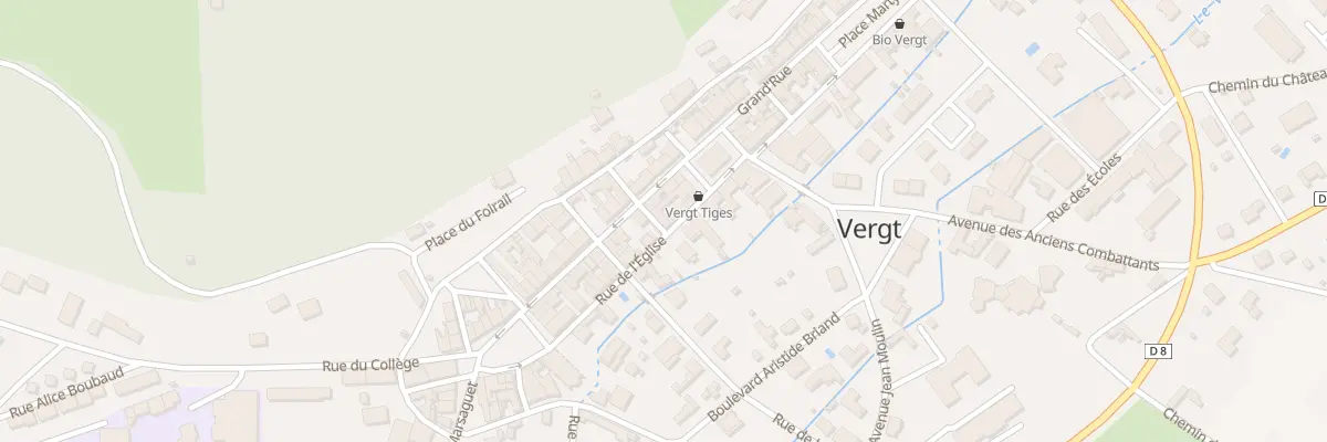 Plan du 25 Rue de l’Eglise à Vergt