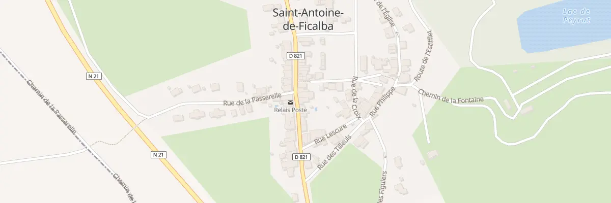 Plan du 25 Rue Paris Bareges à Saint-Antoine-de-Ficalba