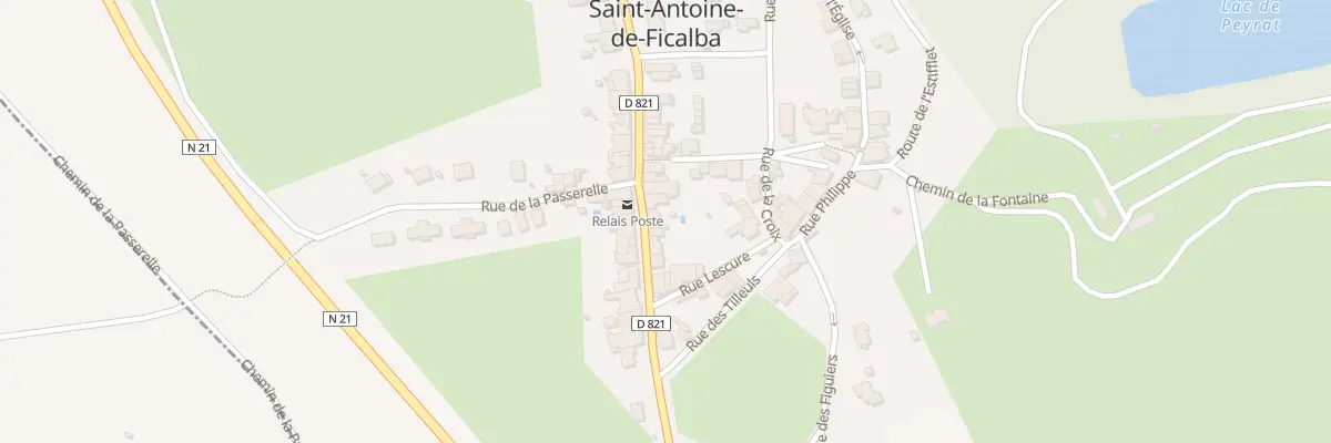 Plan du 27 Rue Paris Bareges à Saint-Antoine-de-Ficalba