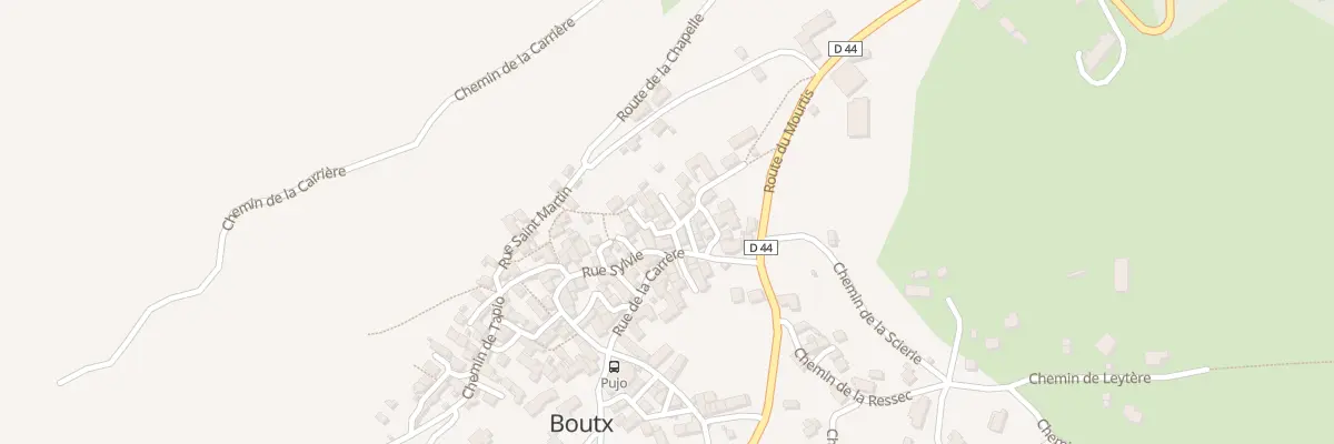 Plan du 89 Village à Boutx