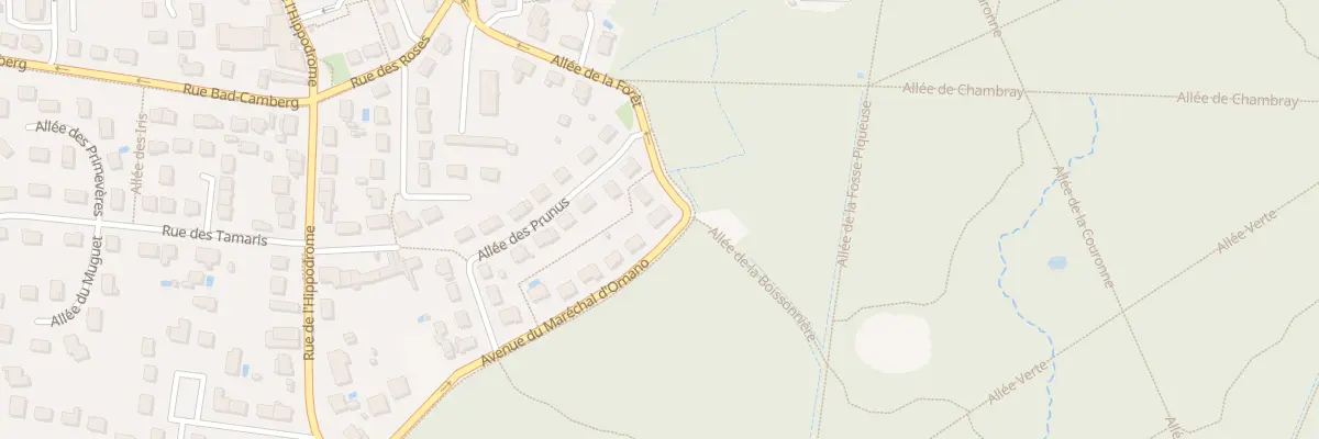 Plan du 18 All de la Forêt à Chambray-lès-Tours