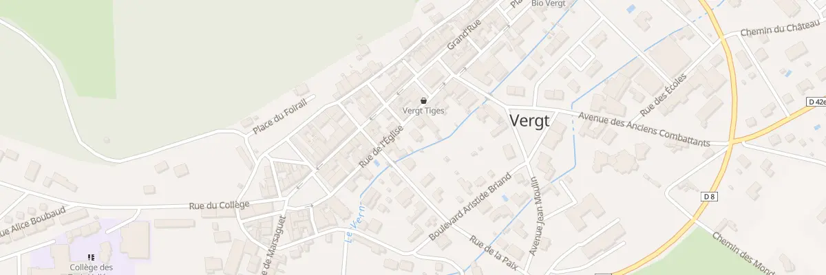 Plan du 16 Rue de l’Eglise à Vergt