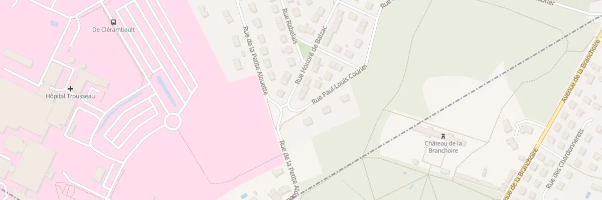 Plan du 40 Rue Honoré de Balzac à Saint-Avertin