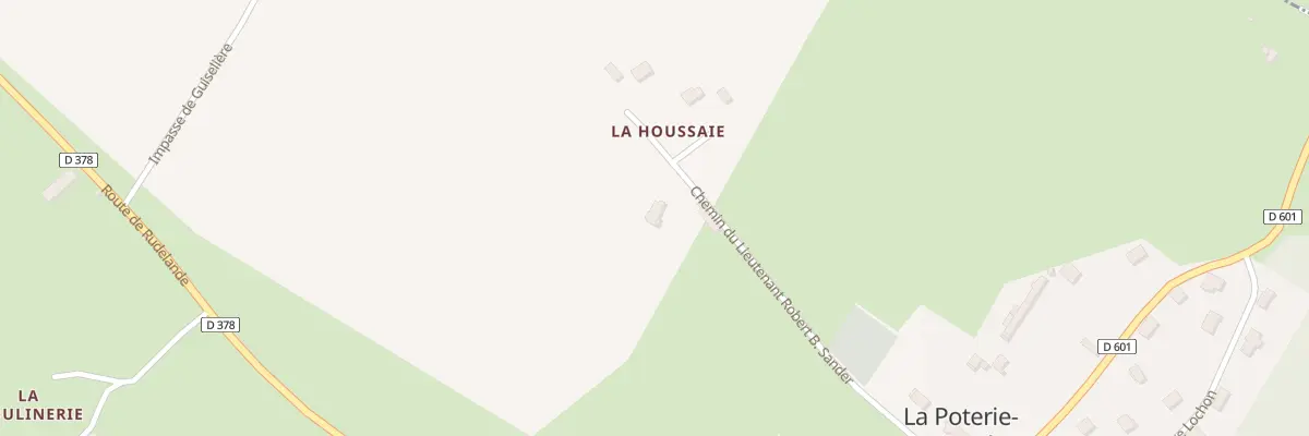 Plan du 295 Che du Lt Robert B Sander à Tourouvre au Perche