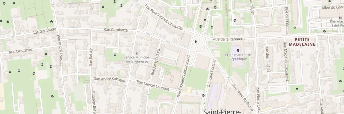 Plan du 97 Rue Gambetta à Saint-Pierre-des-Corps