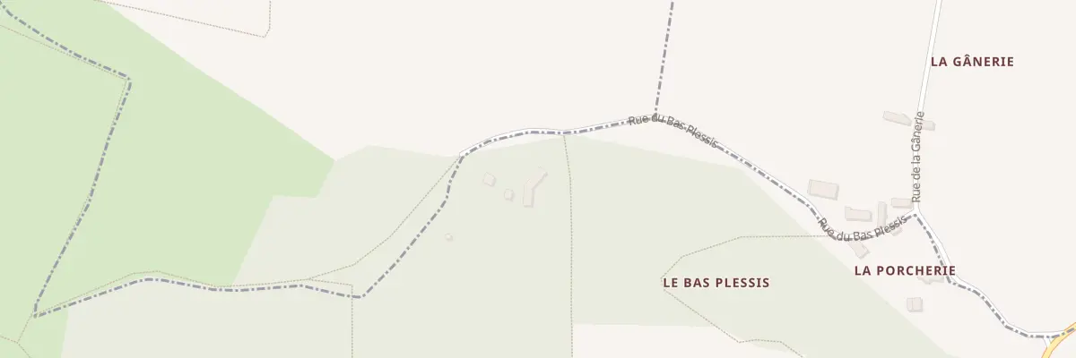 Plan du 10 Le Bas Plessis aux Essarts