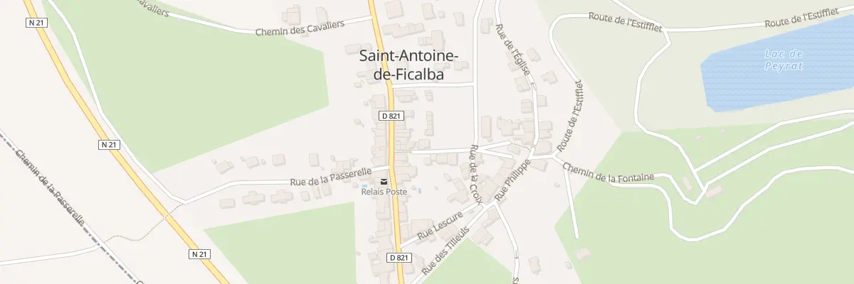 Plan du 1 Rue de la Forge à Saint-Antoine-de-Ficalba