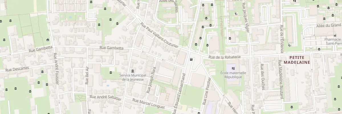 Plan du 130 Rue Gambetta à Saint-Pierre-des-Corps
