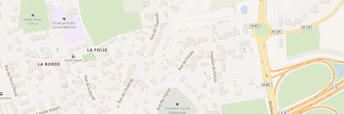Plan du 18 Rue de Parçay à Tours