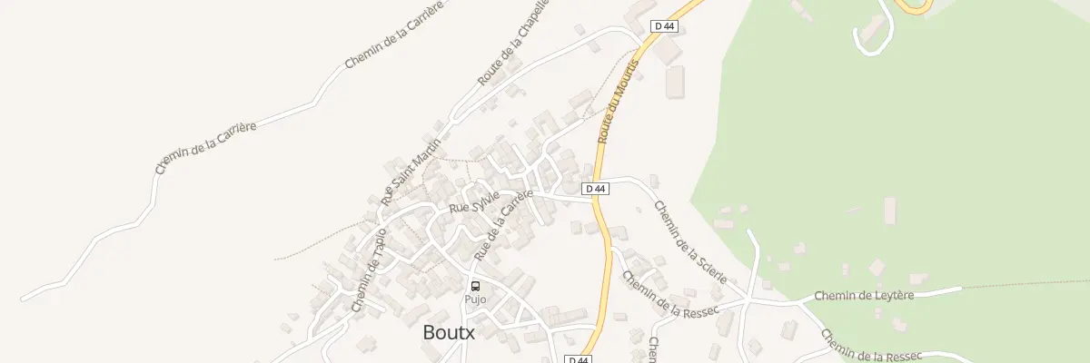 Plan du 117 Village à Boutx