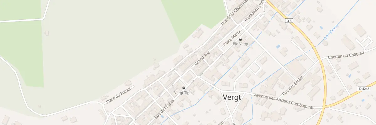 Plan du 28 Gr Grand Rue à Vergt